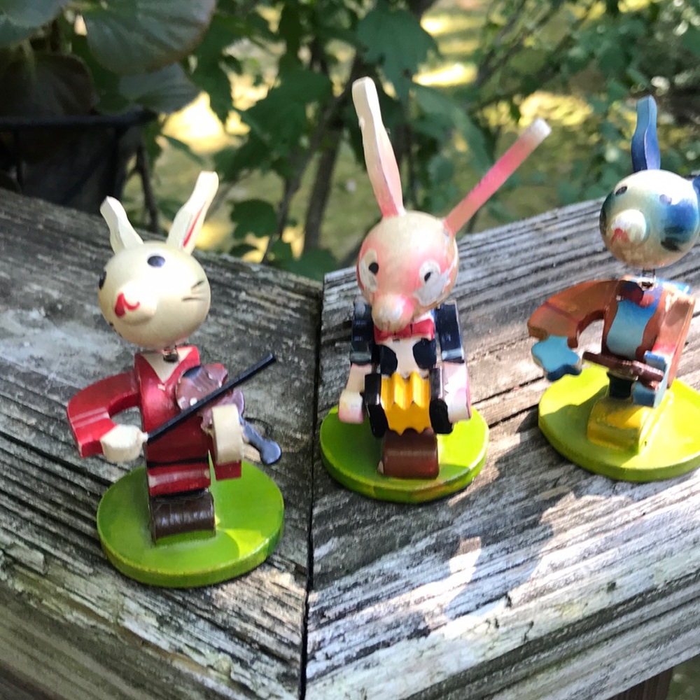 Vintage Japan “Nodders” 3 Musicians